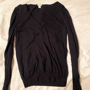 J Crew Navy v-neck sweater, small